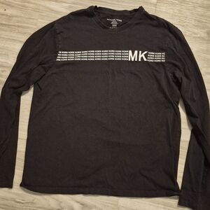 Michael Kors Black Long Sleeve Shirt